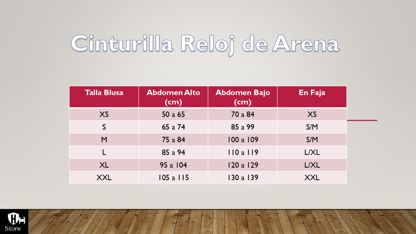 Faja Cinturilla Reloj de Arena