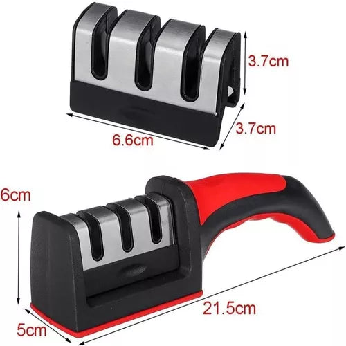 🔪AFILADOR DE CUCHILLOS 3 RANURAS🌟