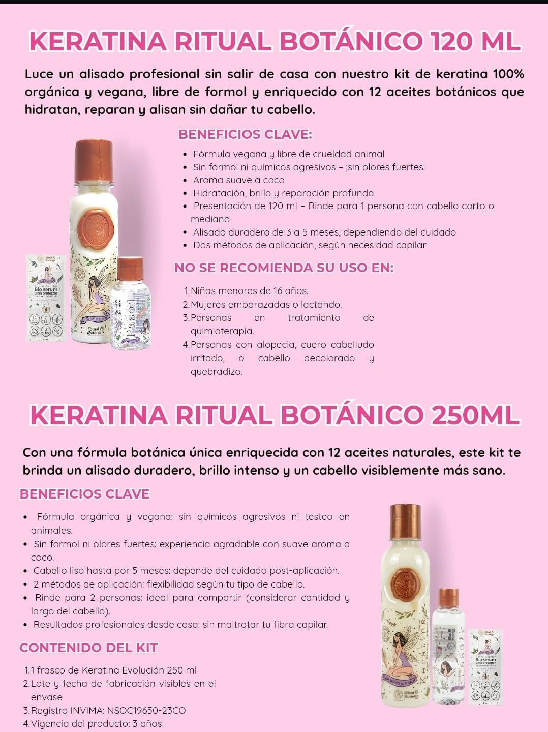 Kit Keratina Ritual Botánico